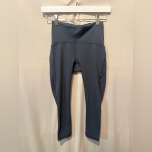 lululemon athletica Blue Leggings with drawstring